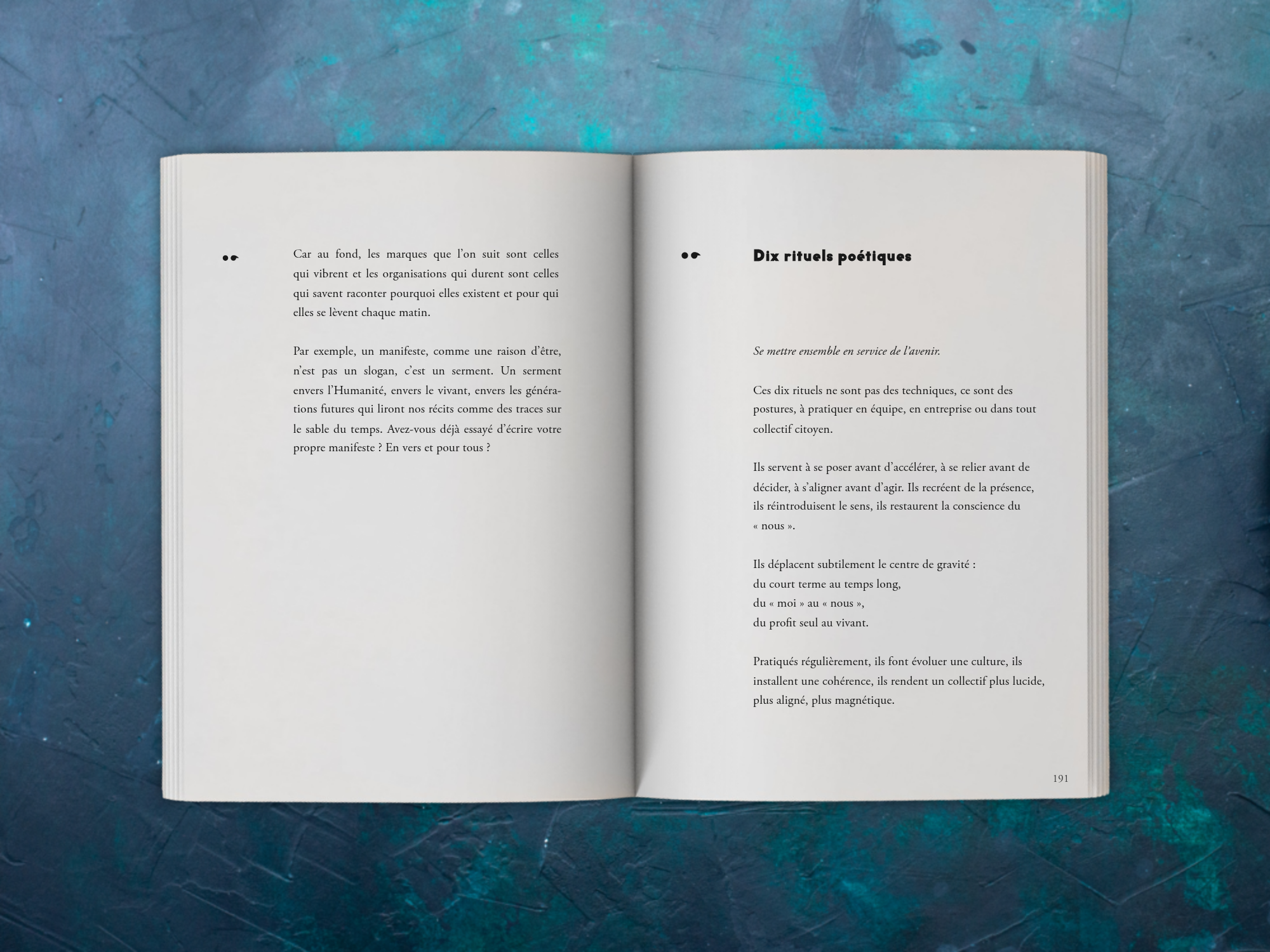 Extrait du livre CAP consacré aux rituels poétiques