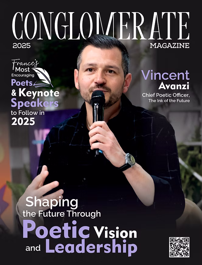 Conglomerate Magazine — France’s Most Encouraging Poets & Keynote Speakers to Follow in 2025